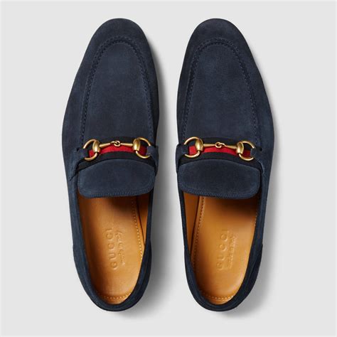 blue gucci loafers|gucci suede loafer.